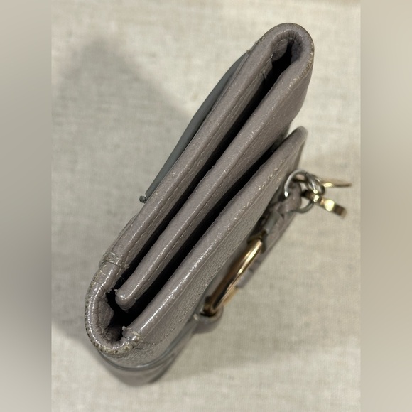 See by Chloé Leather Wallet in Motty Gray - Picture 4 of 7